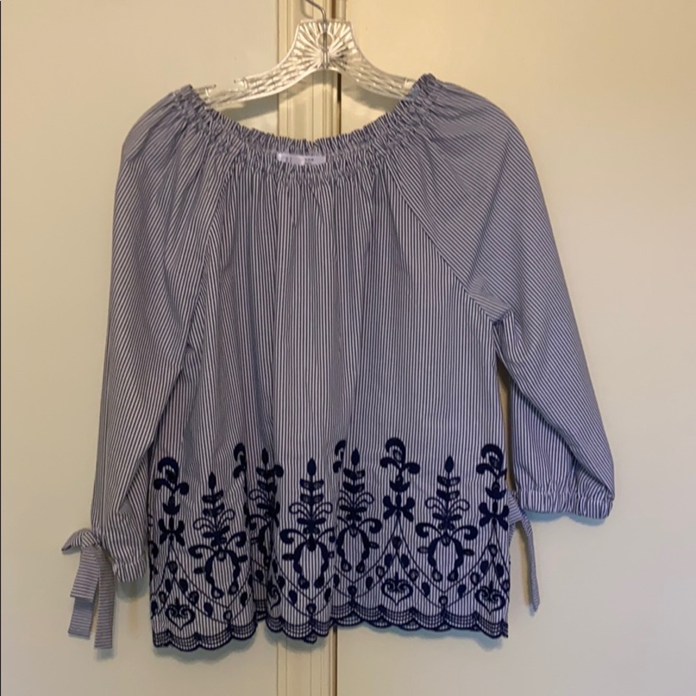 Off the shoulder blouse